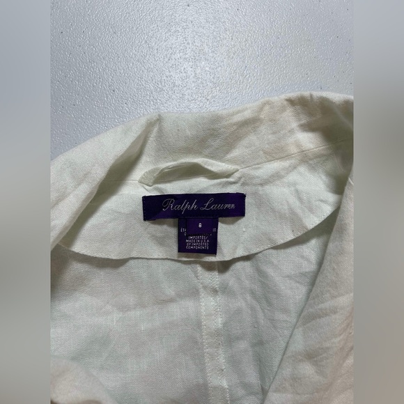 Ralph Lauren Purple Label Cream Trench Coat - Picture 4 of 12